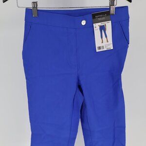 Rafaella Women's Cobalt Blue Stretch Capri Pants  NWT Size 4